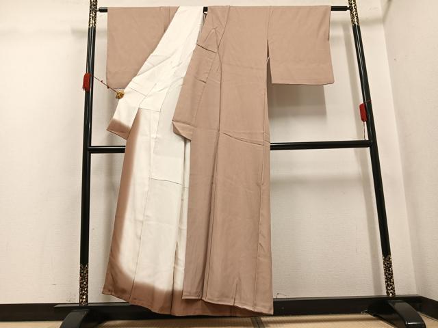 平和屋着物●江戸小紋　鮫小紋柄　正絹　逸品　AABK4288ph