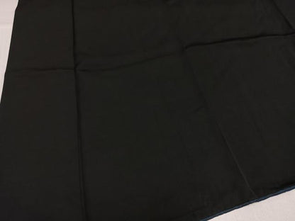 平和屋着物●男性　黒紋付　正絹　逸品　AABK4291ph