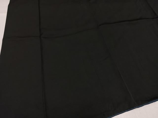 平和屋着物●男性　黒紋付　正絹　逸品　AABK4291ph