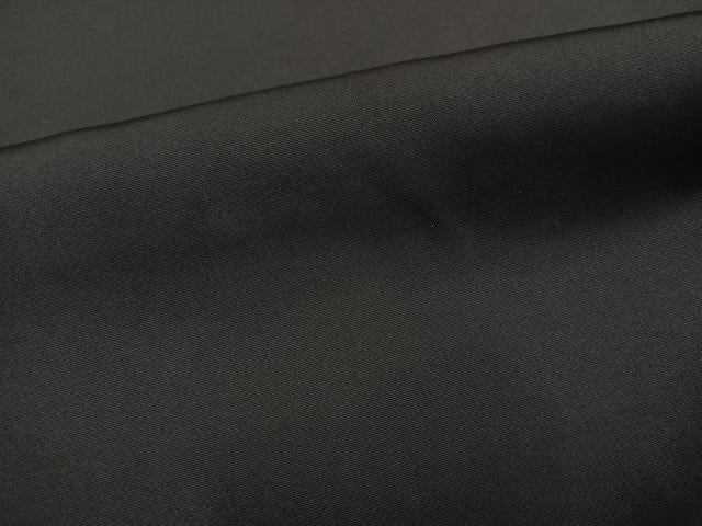 平和屋着物●男性　黒紋付　正絹　逸品　AABK4291ph