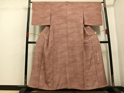 平和屋着物●伝統工芸士　金田今朝男　江戸小紋　寄せ小紋柄　正絹　逸品　AABK4293ph