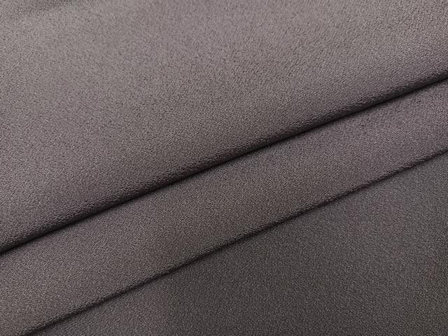 平和屋着物●上質な色無地　紫鼠色　正絹　逸品　AABK4294ph