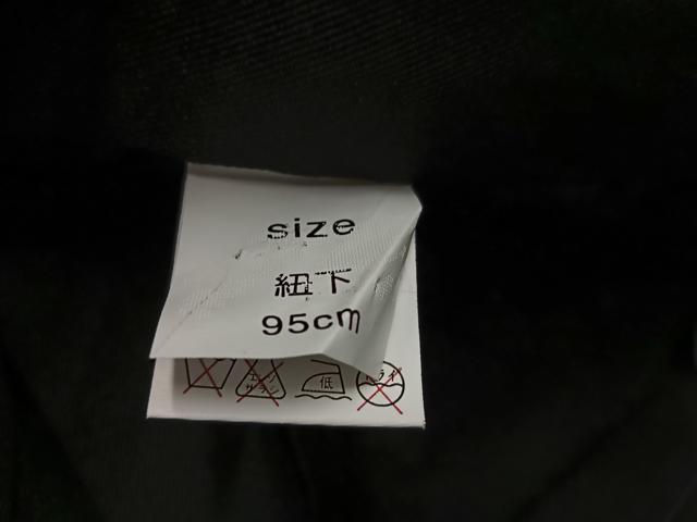 平和屋着物●女性　行灯袴　刺繍　草花文　黒地　洗える着物　AABK4321ph