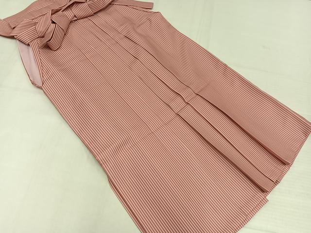 平和屋着物●女性　行灯袴　縞　洗える着物　AABK4325ph