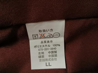 平和屋着物●女性　行灯袴　栗皮茶色　洗える着物　未使用　AABK4326ph