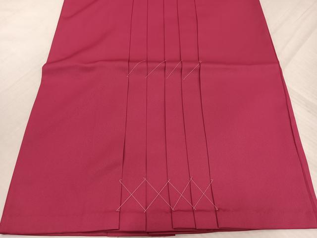 平和屋着物●女性　行灯袴　今様色　洗える着物　未使用　AABK4330ph