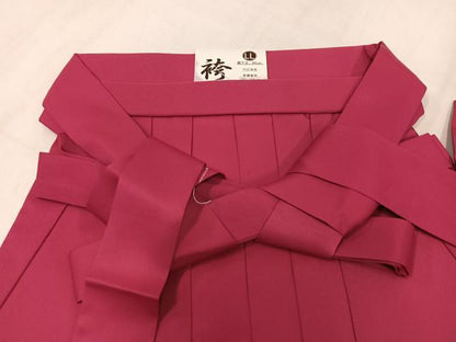 平和屋着物●女性　行灯袴　今様色　洗える着物　未使用　AABK4330ph