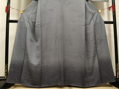 平和屋着物●訪問着　笹地紋　暈し染め　正絹　逸品　AABK4349ph