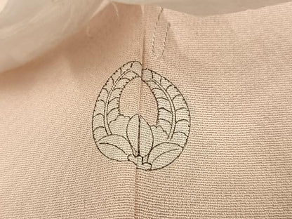 平和屋着物●豪華色留袖　刺繍　扇面花文　暈し染め　金彩　正絹　逸品　未使用　AABK4353ph