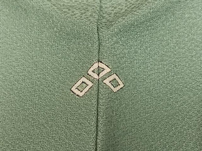 平和屋着物●訪問着　総刺繍　中国三大刺繍　汕頭刺繍　スワトウ刺繍　更紗唐草文　暈し染め　金糸　正絹　逸品　AABK4377ph