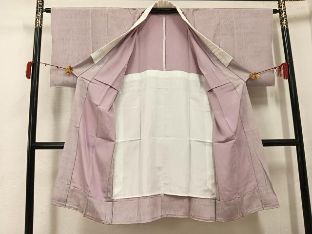 平和屋着物●長襦袢　無双仕立て　霞文　正絹　逸品　未使用　AABK4381ph