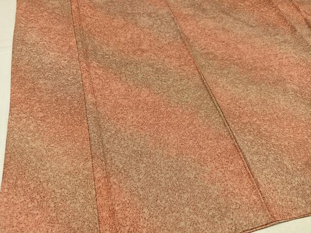 平和屋着物●上質な小紋　辻が花地紋　暈し染め　正絹　逸品　未使用　AABK4387ph