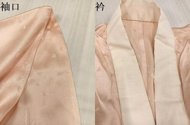 平和屋着物●振袖用長襦袢　無双仕立て　重ね山文　暈し染め　正絹　逸品　AABK4405ph