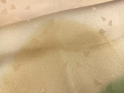 平和屋着物●振袖用長襦袢　無双仕立て　重ね山文　暈し染め　正絹　逸品　AABK4405ph