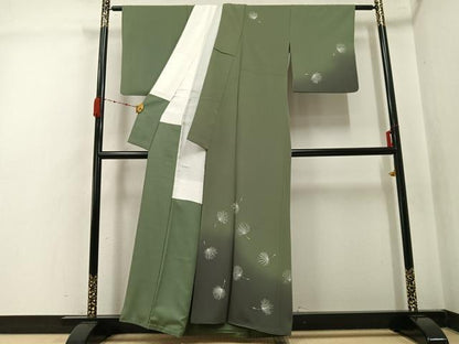 平和屋着物●染色作家　草野一騎　訪問着　綿毛　暈し染め　正絹　逸品　AABK4414ph