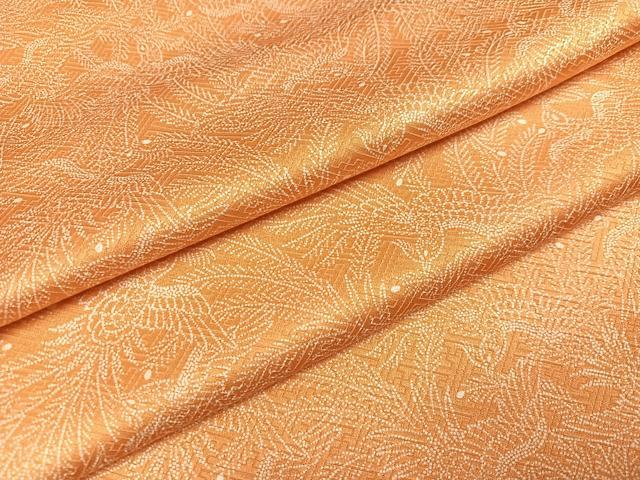 平和屋着物●上質な小紋　鳳凰　正絹　逸品　AABK4421ph