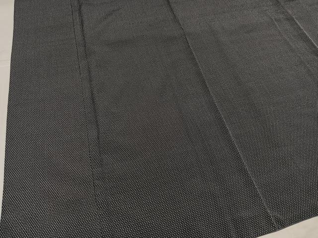 平和屋着物●本塩沢　蚊絣　正絹　逸品　AABK4423ph