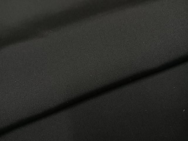 平和屋着物●男性　黒紋付・羽織セット　正絹　逸品　AABK4431ph