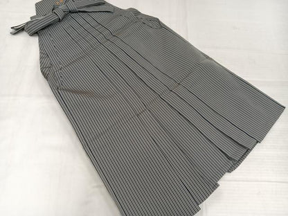 平和屋着物●男性　馬乗り袴　本場竹鳳平　縞　正絹　逸品　AABK4435ph