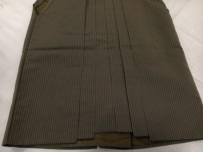 平和屋着物●男性　行灯袴　縞　正絹　逸品　AABK4436ph