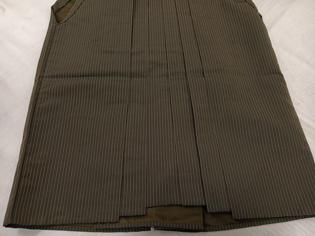 平和屋着物●男性　行灯袴　縞　正絹　逸品　AABK4436ph