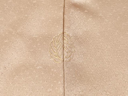 平和屋着物●上質な色無地　箔散らし地紋　虹色　正絹　逸品　AABK4444ck
