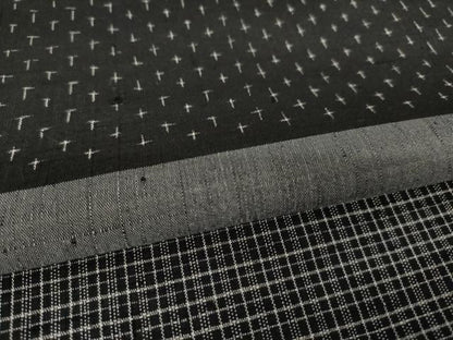 平和屋着物●上質な紬　横段文　正絹　逸品　AABK4446ck