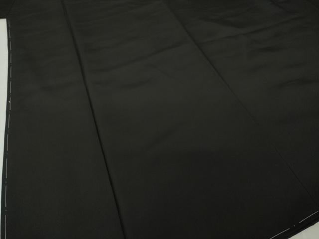 平和屋着物●男性　黒紋付・羽織セット　正絹　逸品　未使用　AABK4447ck