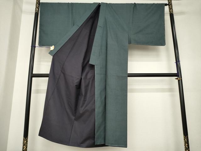 平和屋着物●男性　本場大島紬　アンサンブル　100亀甲　総詰め　山田実作　証紙付き　正絹　逸品　AABK4448ck