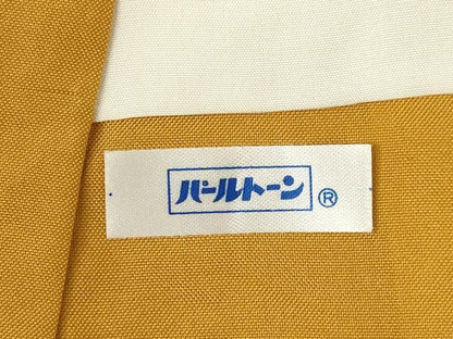 平和屋着物●結城紬　80亀甲　唐草間道　正絹　逸品　AABK4455ck