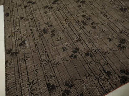 平和屋着物●本場大島紬　7マルキ　唐草文　正絹　逸品　AABK4465ck