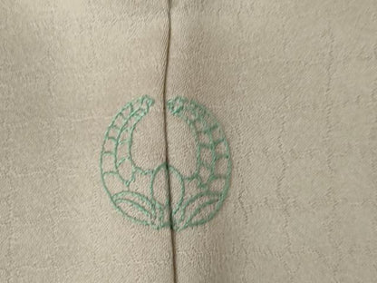 平和屋着物●訪問着　几帳花文　暈し染め　金彩　正絹　逸品　AABK4469ck