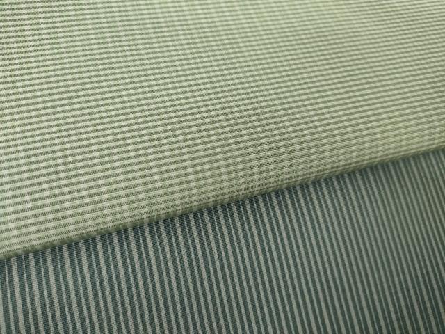 平和屋着物●長羽織　横段文　正絹　逸品　AABK4474ck
