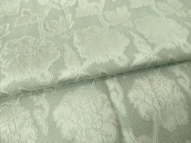 平和屋着物●道行コート　紋紗袷　花唐草紋紗　暈し染め　ロング丈　正絹　逸品　AABK4490ck