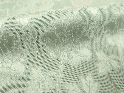 平和屋着物●道行コート　紋紗袷　花唐草紋紗　暈し染め　ロング丈　正絹　逸品　AABK4490ck