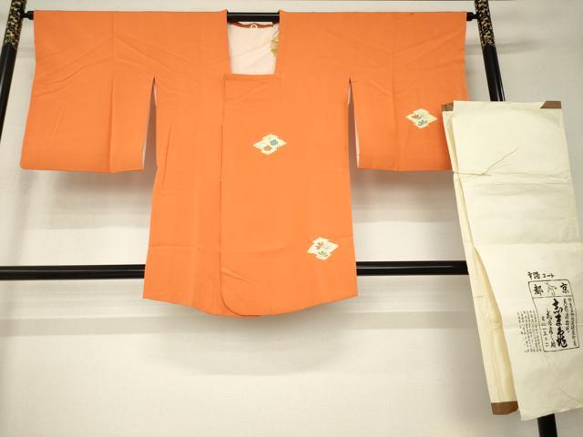 平和屋着物●銀座　志ま亀　道行コート　絞り　松皮菱花文　たとう紙付き　正絹　逸品　AABK4491ck