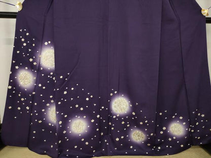 平和屋着物●訪問着　総刺繍　花丸文　ほたる暈し　ますいわ屋扱い　正絹　逸品　AABK4493ck