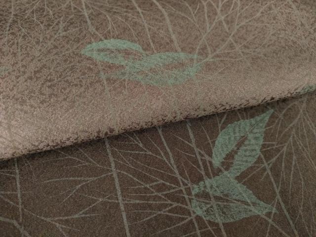 平和屋着物●訪問着　作家物　枝葉文　暈し染め　正絹　逸品　AABK4507ck