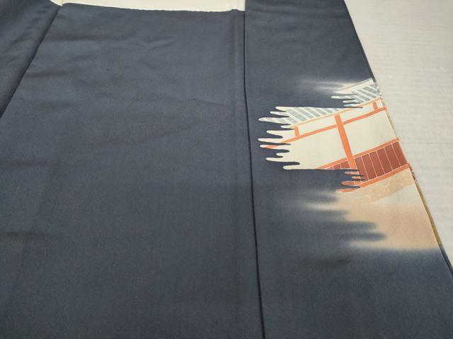 平和屋着物▼豪華色留袖　作家物　童子　暈し染め　金彩　正絹　逸品　AABK4509ck