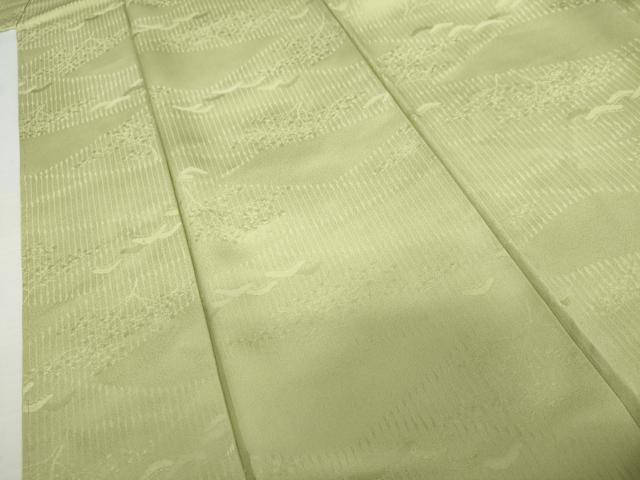 平和屋着物●上質な小紋　松地紋　暈し染め　正絹　逸品　AABK4535cs