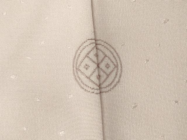 平和屋着物●創業460年・千總　訪問着　駒刺繍　地紙枝花文　三越扱い　正絹　逸品　AABK4574cs