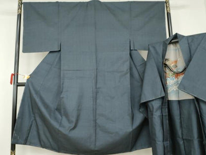平和屋着物●男性　本場大島紬　アンサンブル　100亀甲　総詰め　正絹　逸品　未使用　AABK4576cs