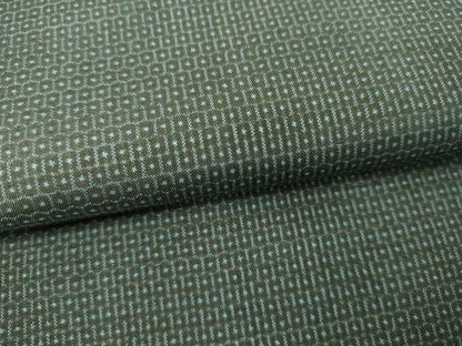 平和屋着物●男性　本場大島紬　アンサンブル　100亀甲　総詰め　キングサイズ　正絹　逸品　AABK4577cs