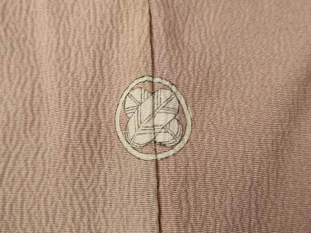 平和屋着物●染色作家　斉藤三才　小紋　霞文　暈し染め　正絹　逸品　AABK4592cs