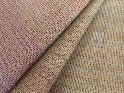 平和屋着物●本場縞大島紬　染大島　訪問着　作家物　流水文　正絹　逸品　AABK4599cs
