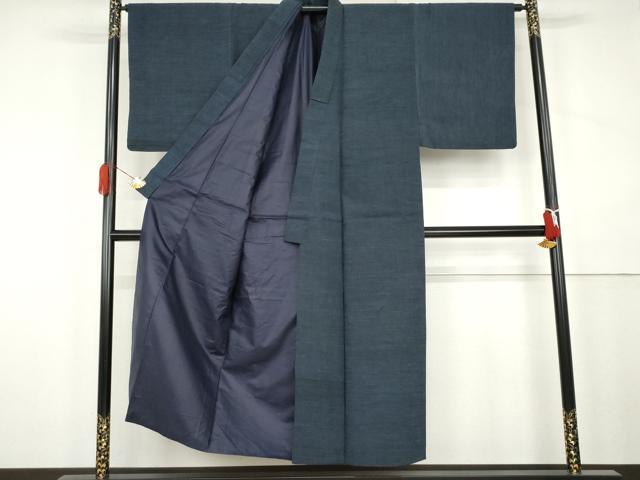 平和屋着物●男性　紬　霞文　正絹　逸品　AABK4603cs