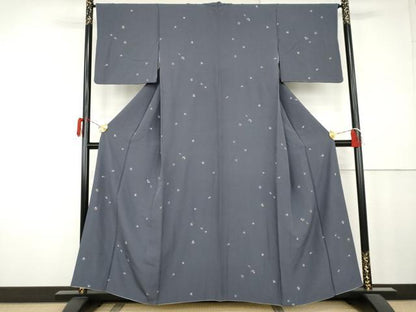 平和屋着物●上質な小紋　玩具文　正絹　逸品　AABK4612cs