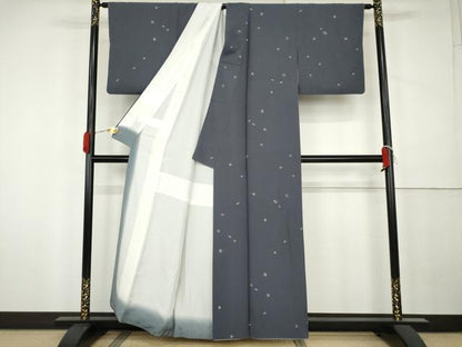平和屋着物●上質な小紋　玩具文　正絹　逸品　AABK4612cs