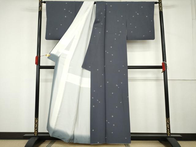 平和屋着物●上質な小紋　玩具文　正絹　逸品　AABK4612cs
