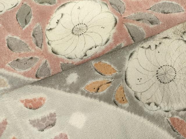 平和屋着物●訪問着　作家物　辻が花　絞り　正絹　逸品　AABK4618cs